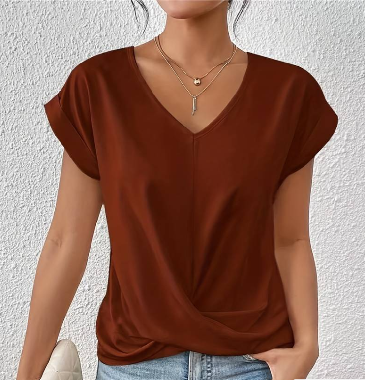 Claire - Elegante Dames V-Hals Shirt