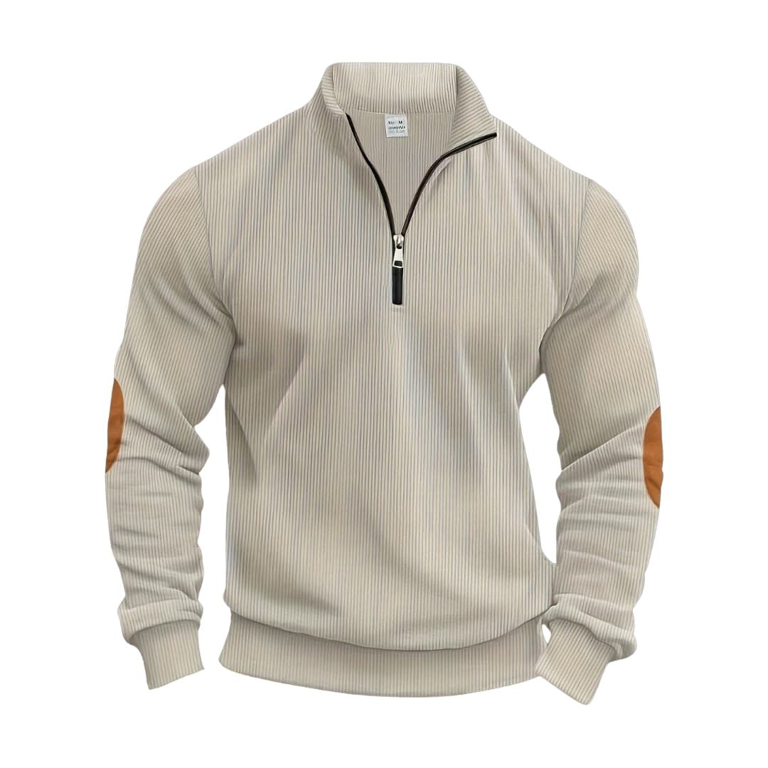 Federico® | Modieuze trui met halve rits