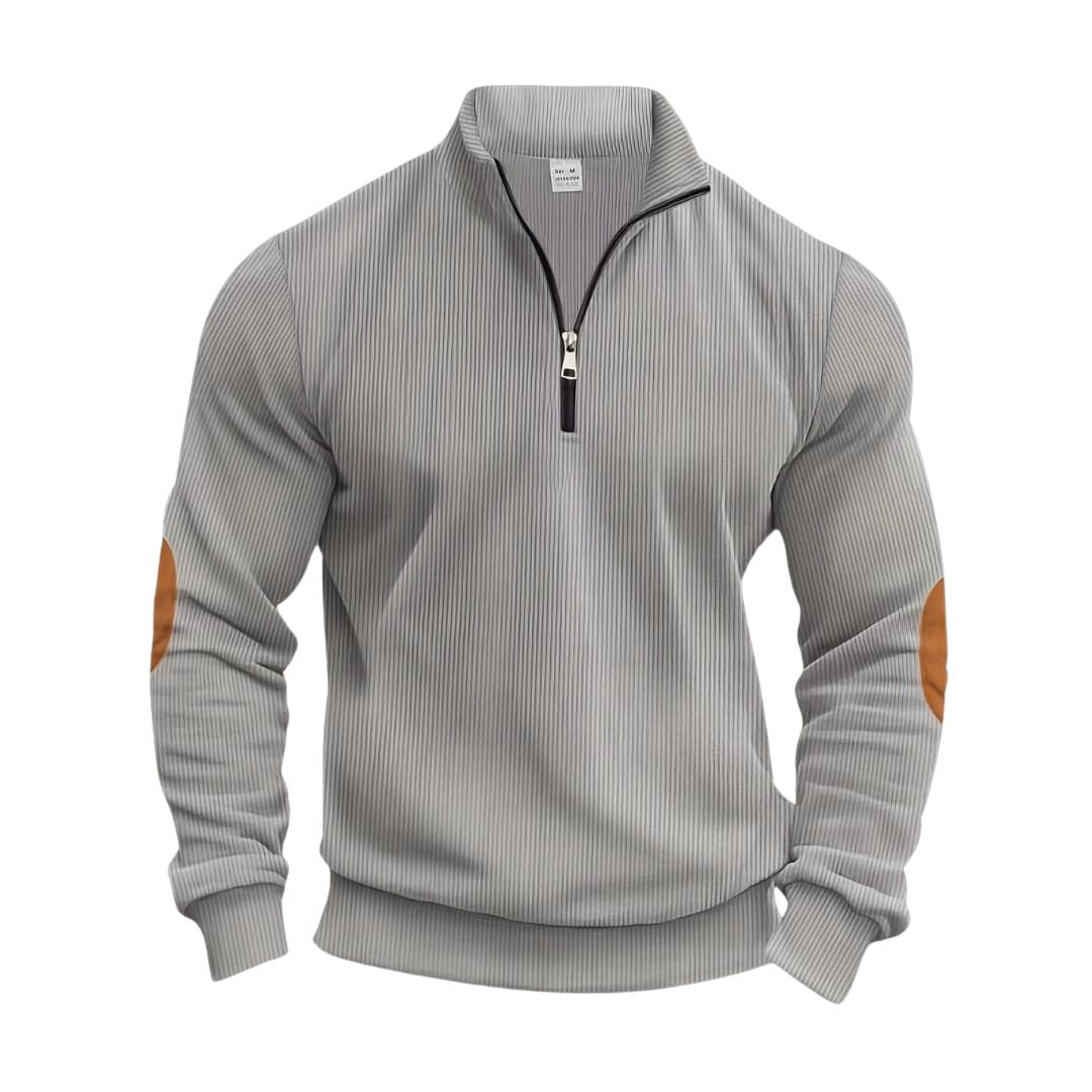 Federico® | Modieuze trui met halve rits