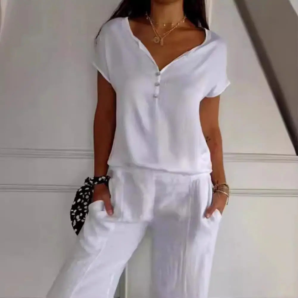 DANNA - HOGE V-HALS TOP