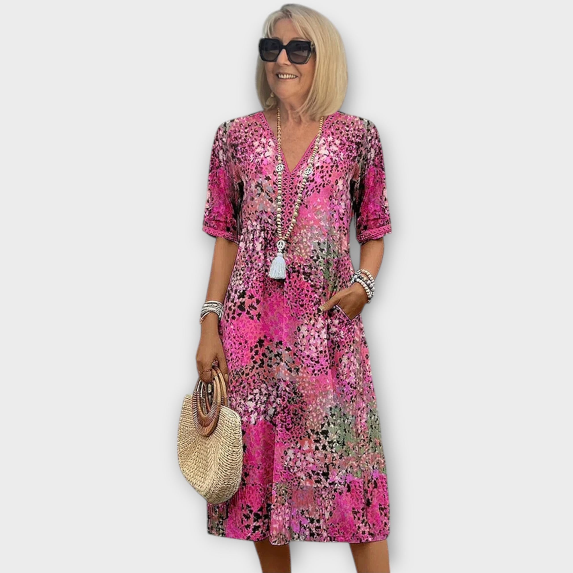 Celeste | Elegante jurk met V-hals